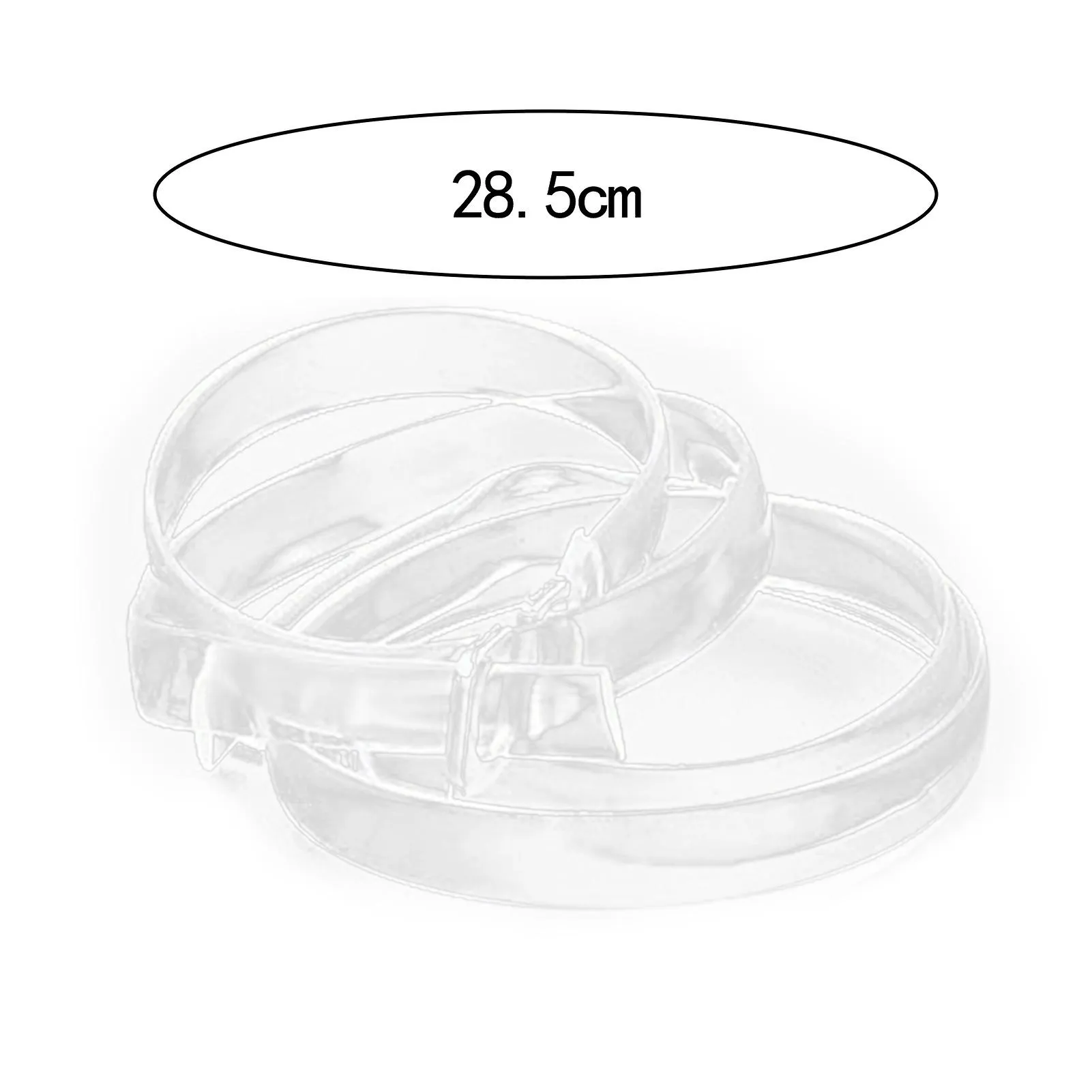 1 par de correas de zapatos de diseño de hebilla ajustable transparente invisible para mujeres zapatos de tacón alto bandas acce