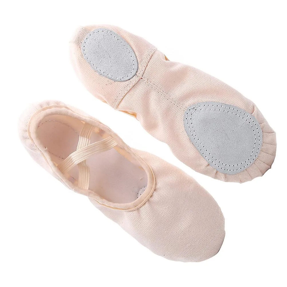 1 par de zapatos de baile ligeros Zapatos de yoga sin cordones Zapatos de gimnasia con suela Zapatos de gimnasia Zapatos de ball