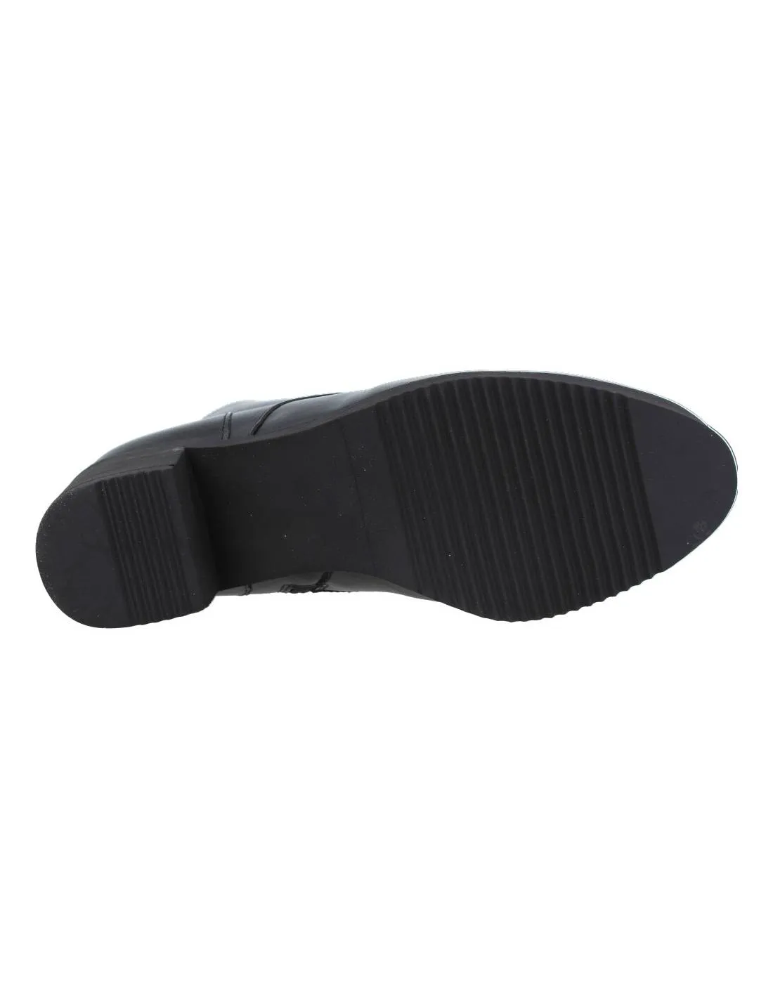 30´S  BOTíN CORDONES TACóN ANCHO NEGRO