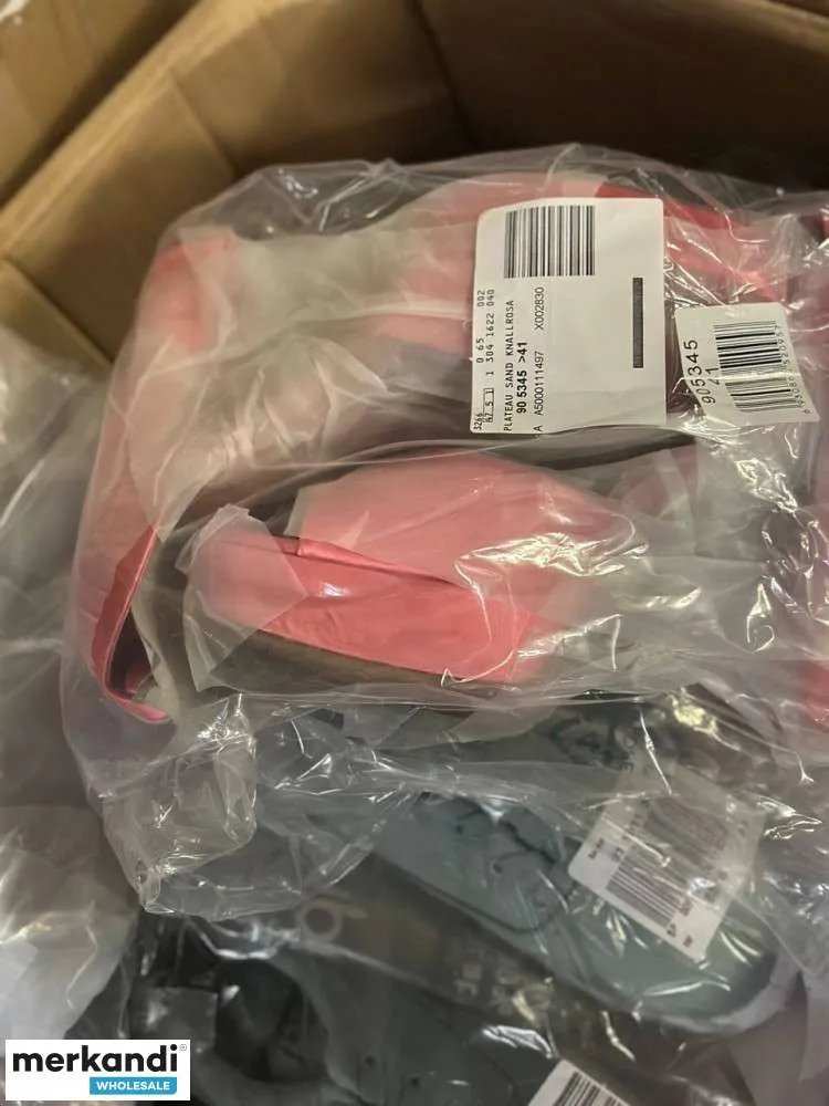 4 € por par en un conjunto de zapatos con variedad de modelos y tallas, gama de existencias restantes, zapatos de mujer, incluid