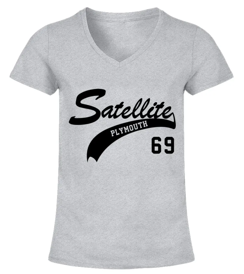 69 Plymouth Satellite  GR Camiseta cuello pico Mujer