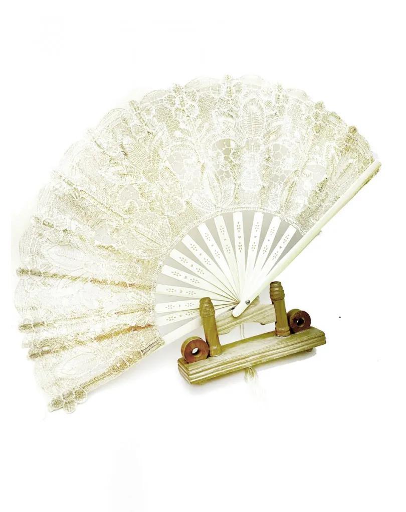 ABANICOS BLANCOS PARA BODAS FIESTAS Y EVENTOS 