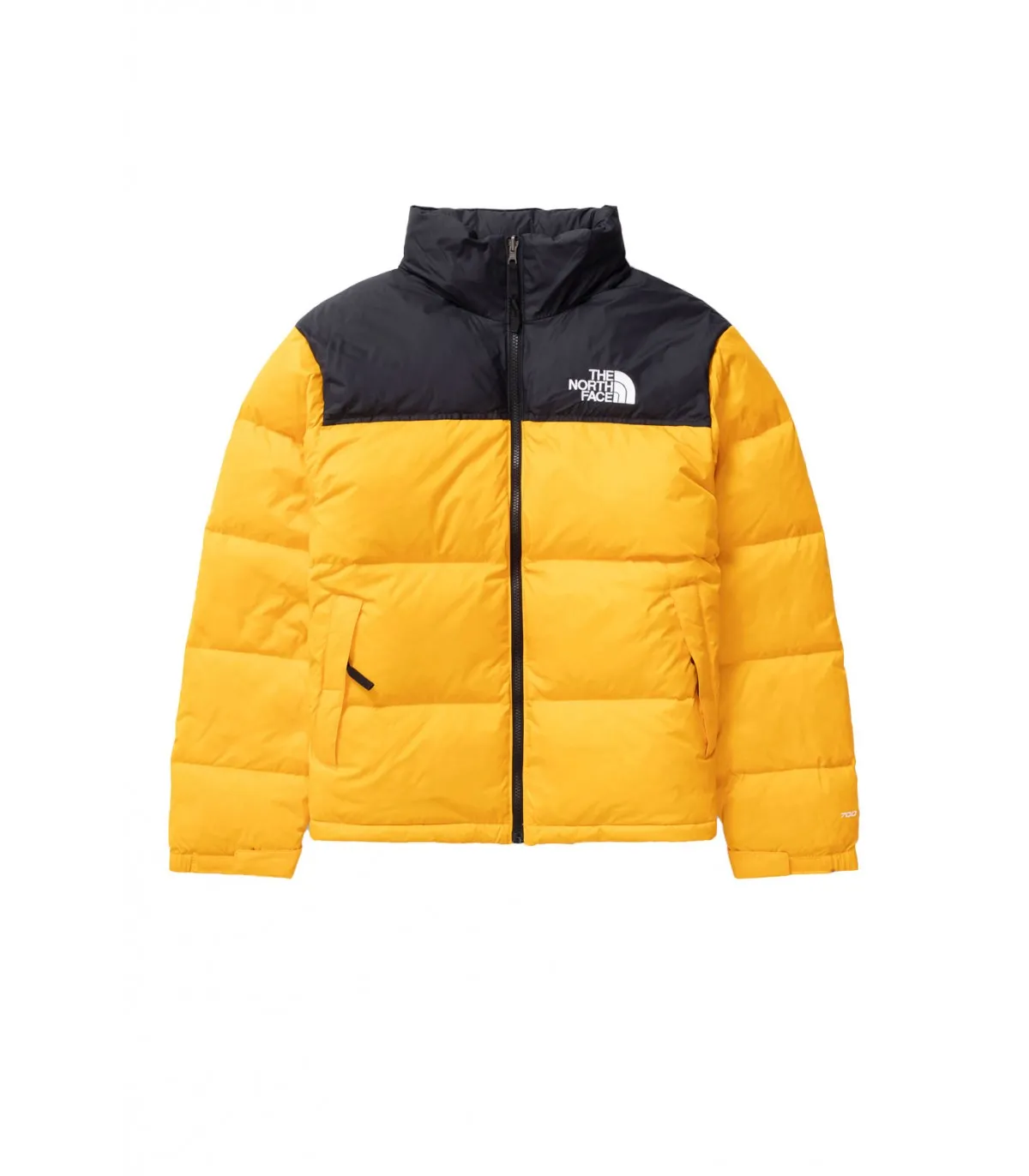 Abrigo The North Face 1996 Retro Nuptse Negro y Amarillo