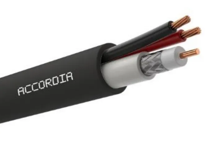 ACCORDIA CC102 AW CABLE CCTV 1X MINI RG59 + 2X0.50MM IMPERMEABLE, PARA EXTERIOR O SUBTERRáNEO (METRO)