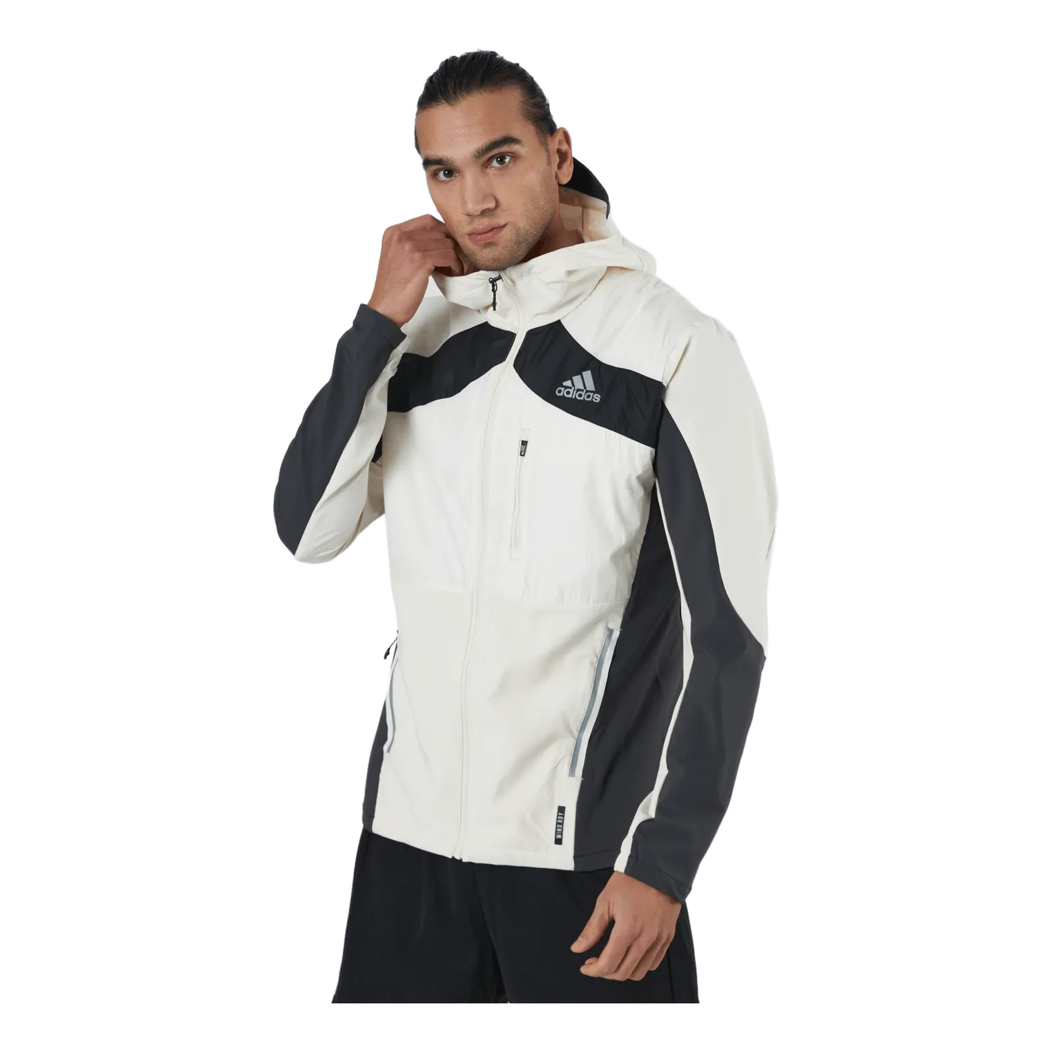 Adidas Adidas Marathon Jacket Ocean P.Blue Men Wonder White / Black