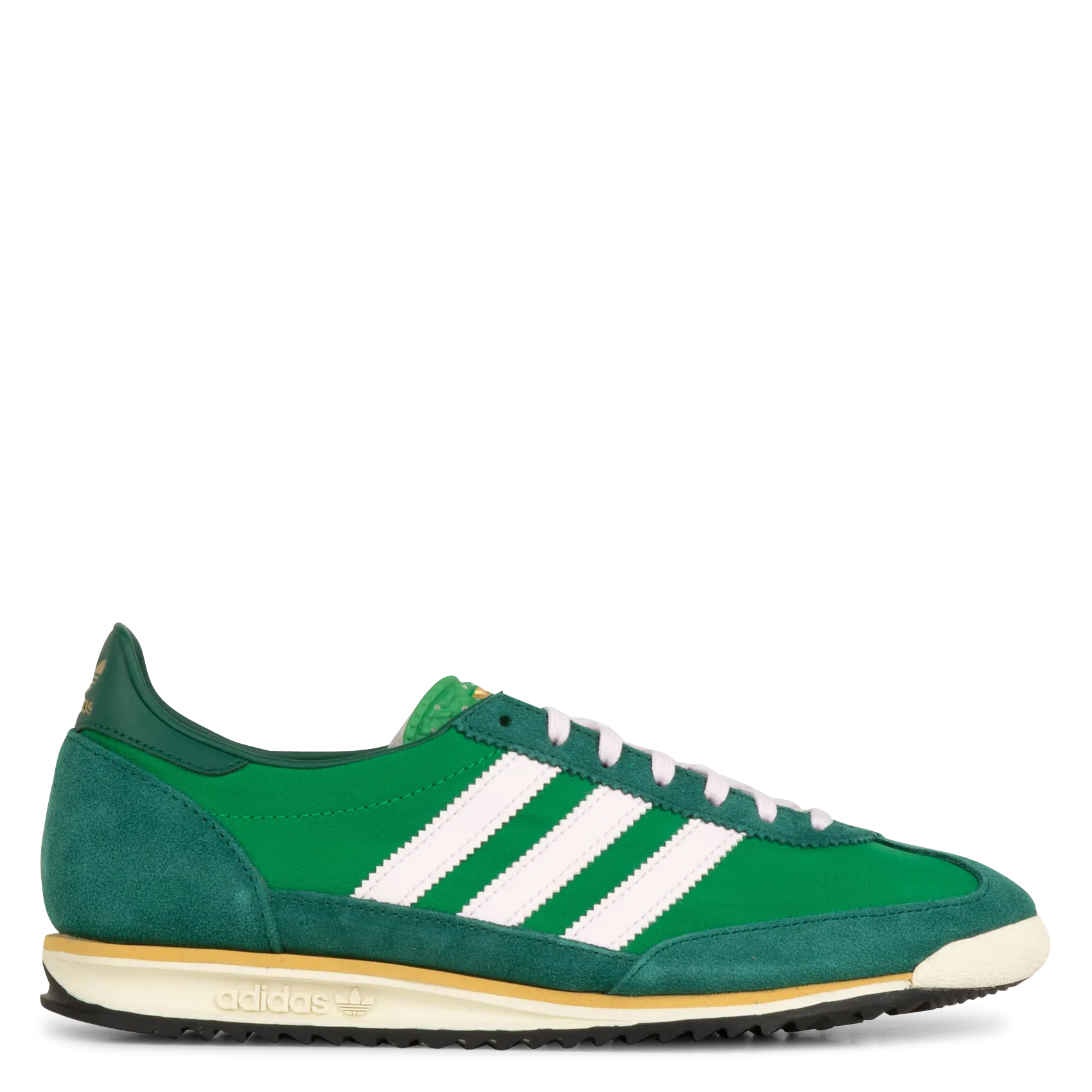 ADIDAS SL 72 OG W  ZAPATILLAS BAJAS DE DOS MATERIALES SL 72 OG EN VERDE