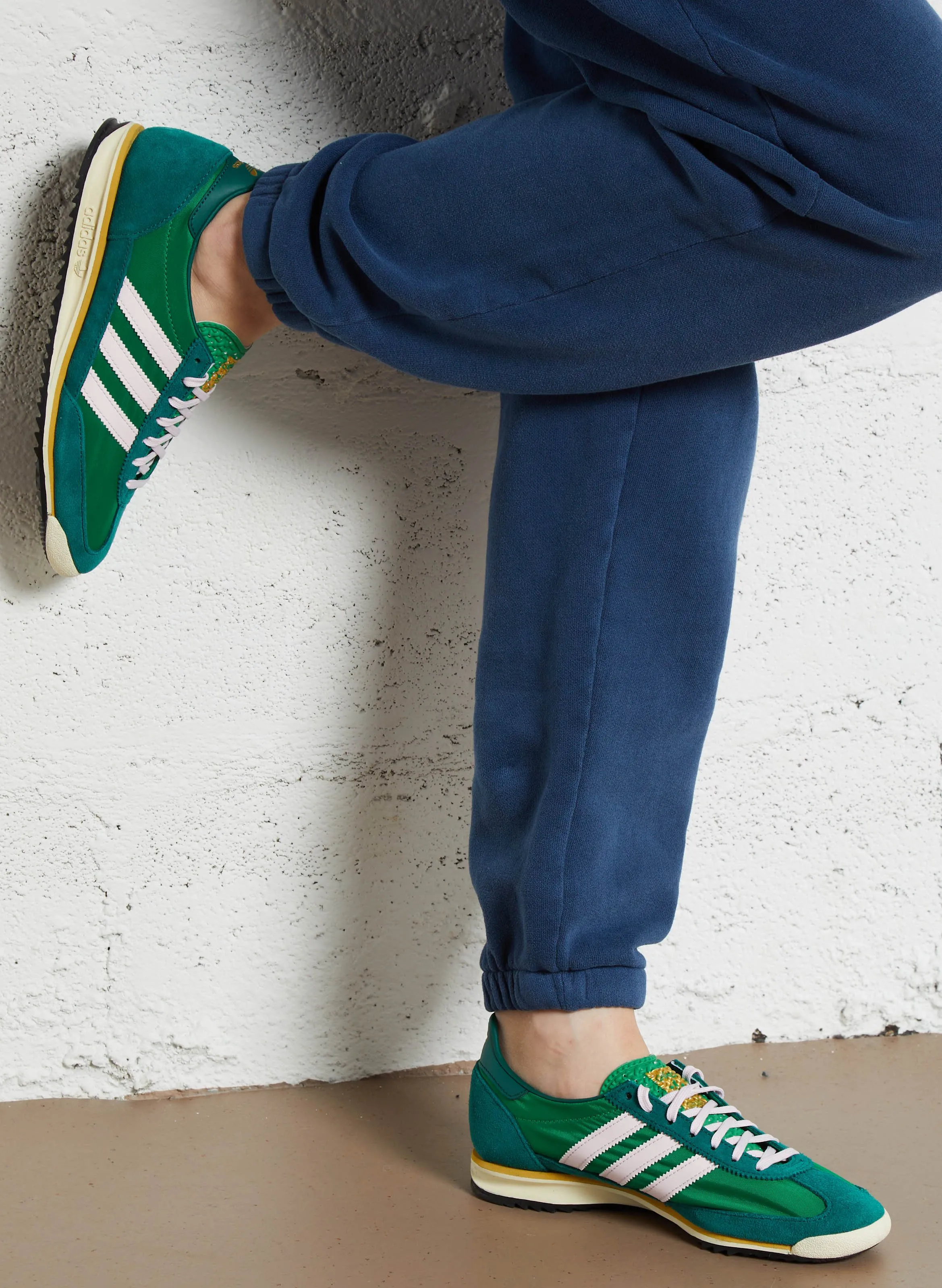ADIDAS SL 72 OG W  ZAPATILLAS BAJAS DE DOS MATERIALES SL 72 OG EN VERDE