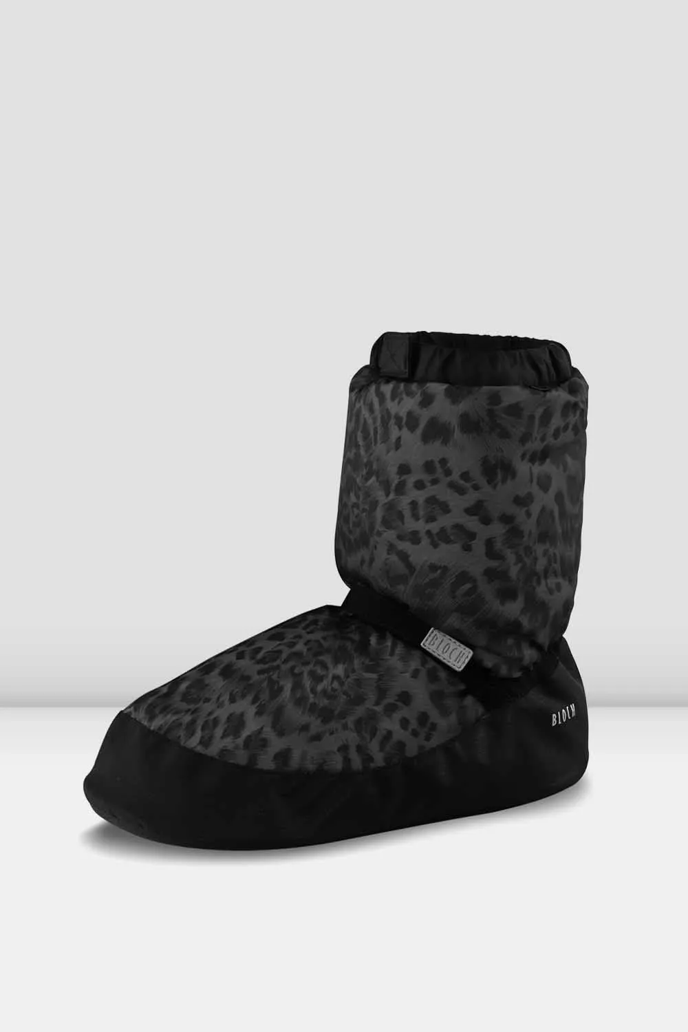 Adult Leopard Print Warm Up Booties