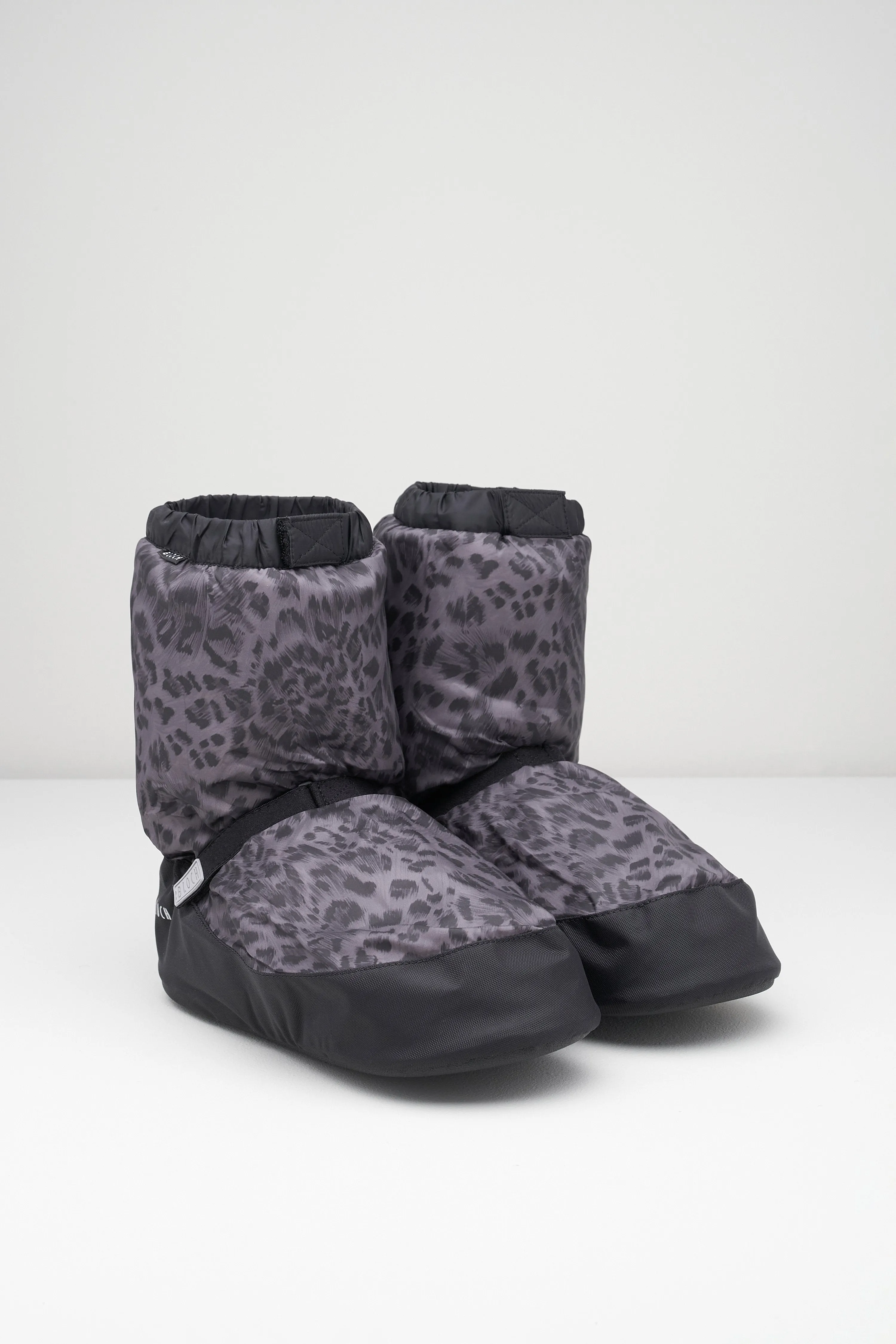Adult Leopard Print Warm Up Booties