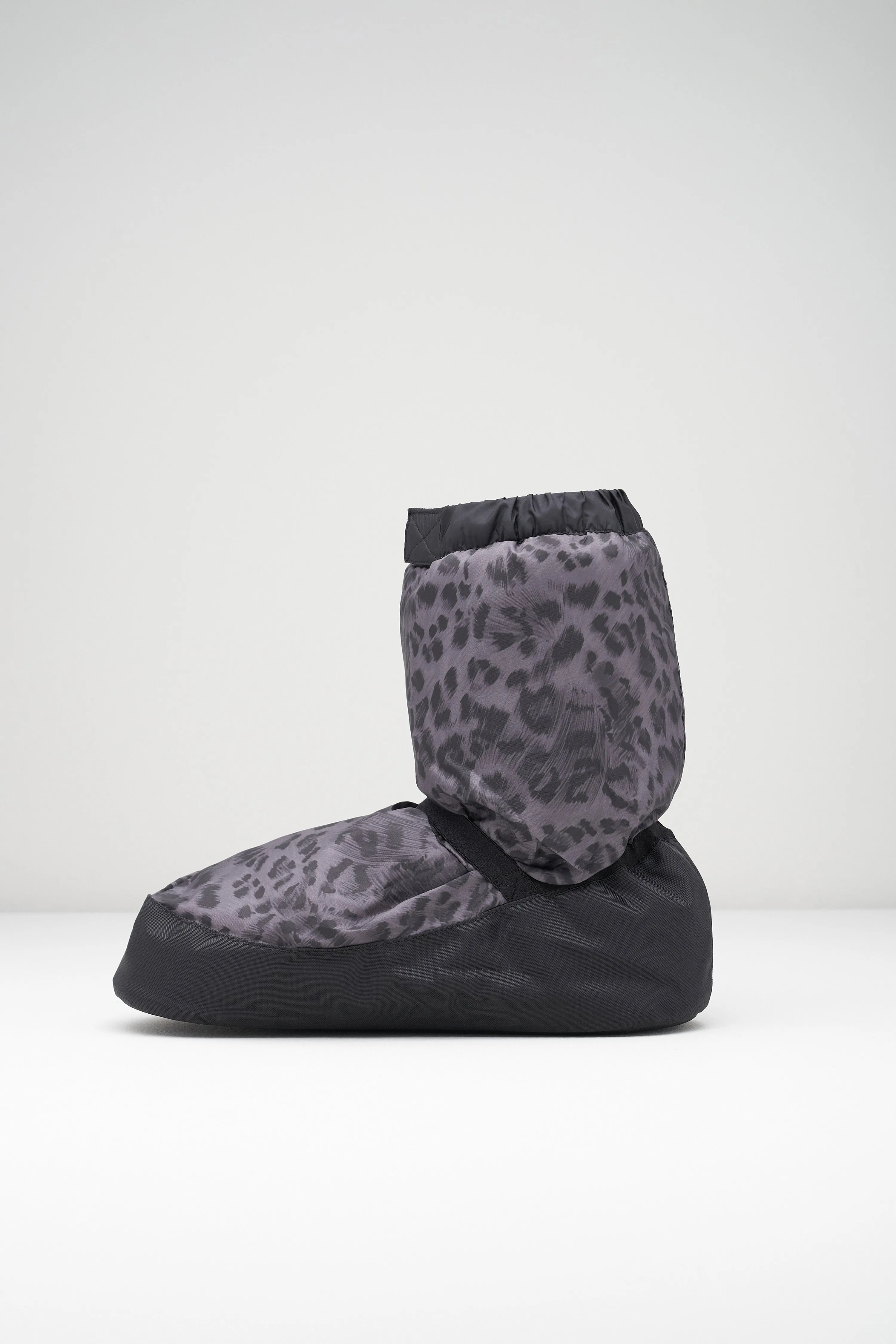 Adult Leopard Print Warm Up Booties