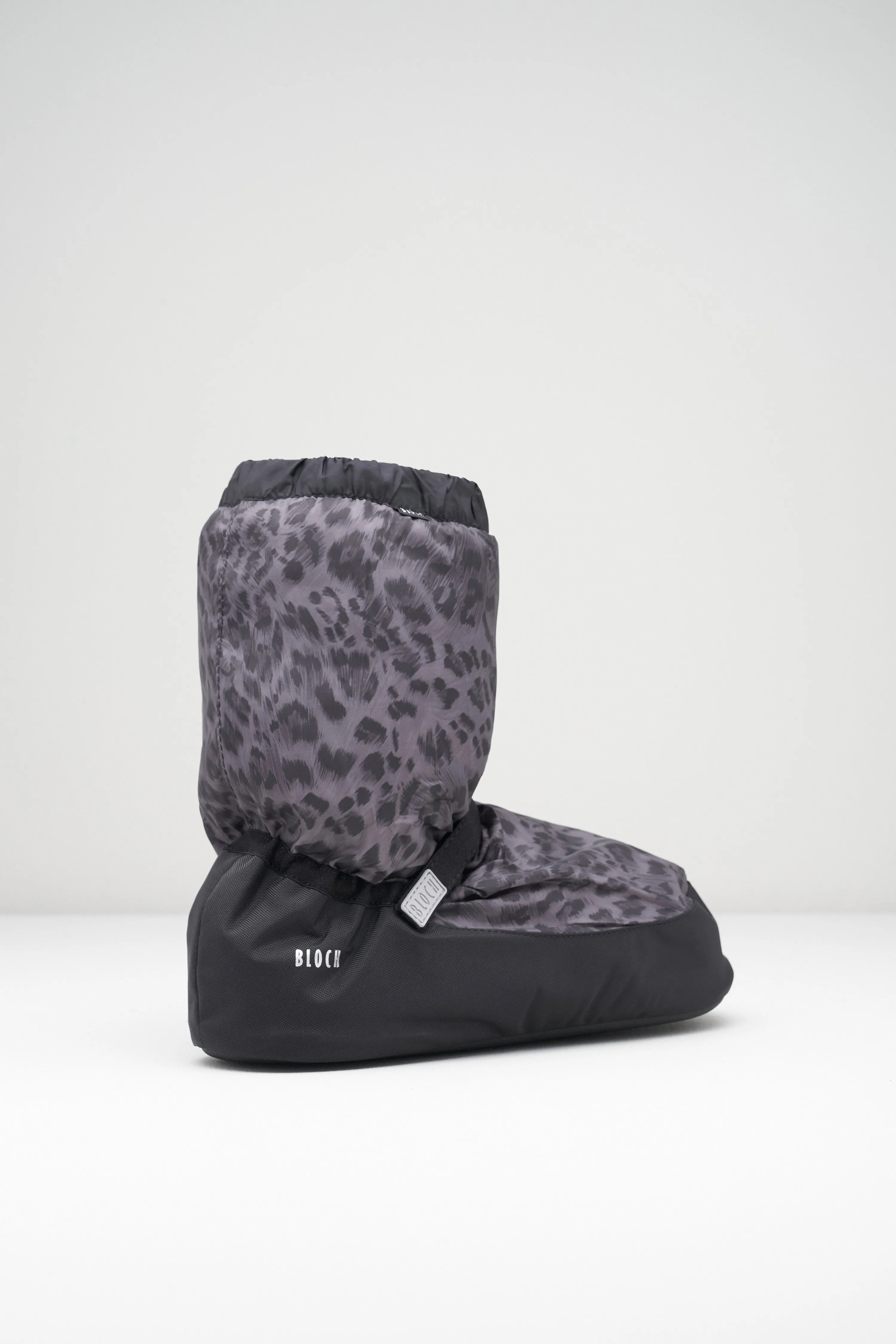 Adult Leopard Print Warm Up Booties