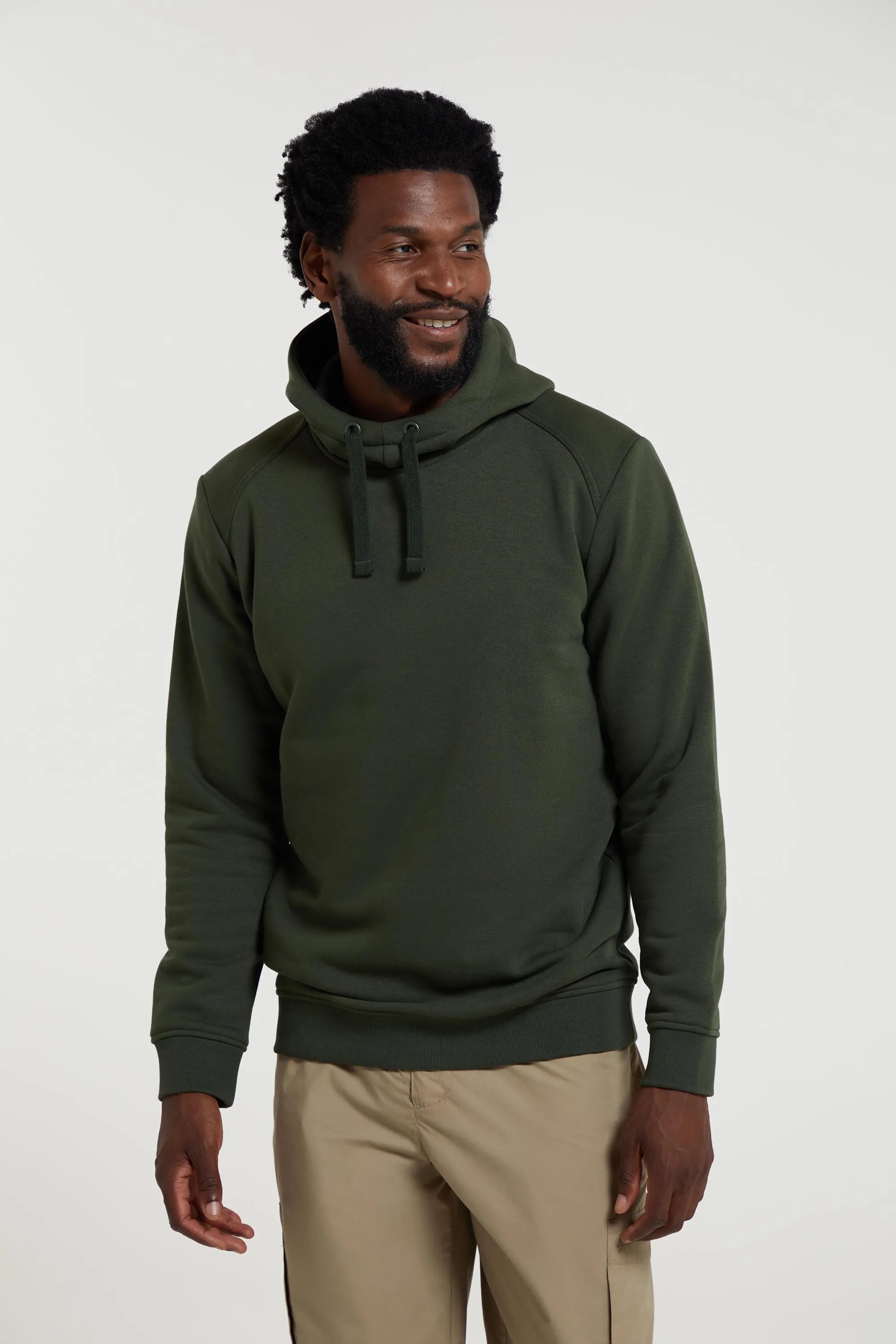 Alder sudadera con capucha y cuello alto para hombre