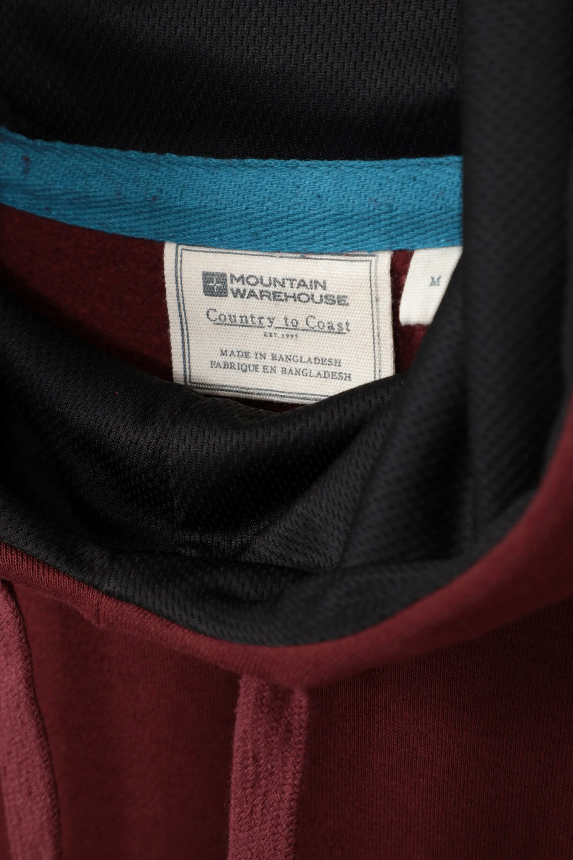 Alder sudadera con capucha y cuello alto para hombre
