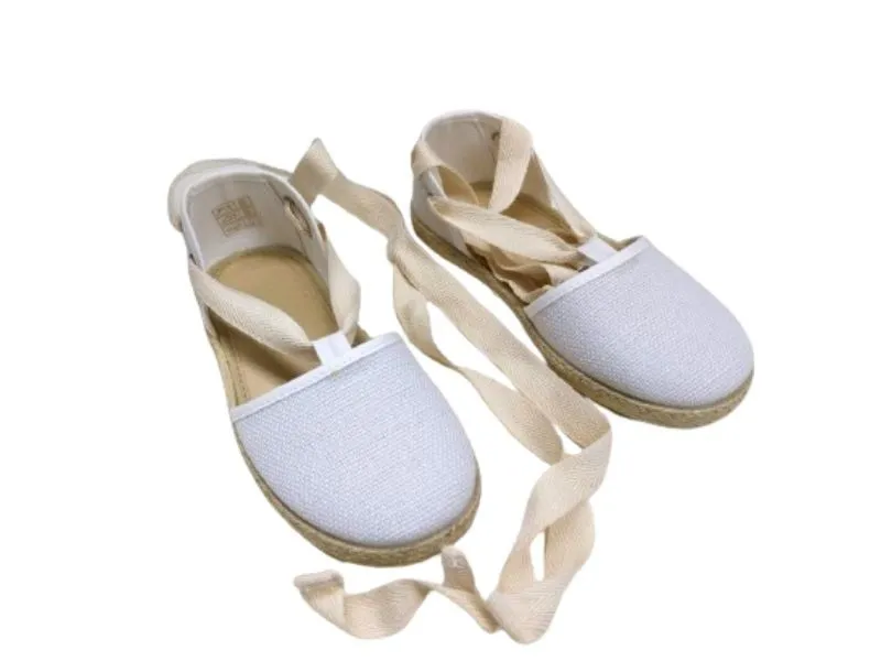 AlPARGATA PARA NIÑA ATANDO CALZADOS GAYOSO EN COLOR BLANCO 41931