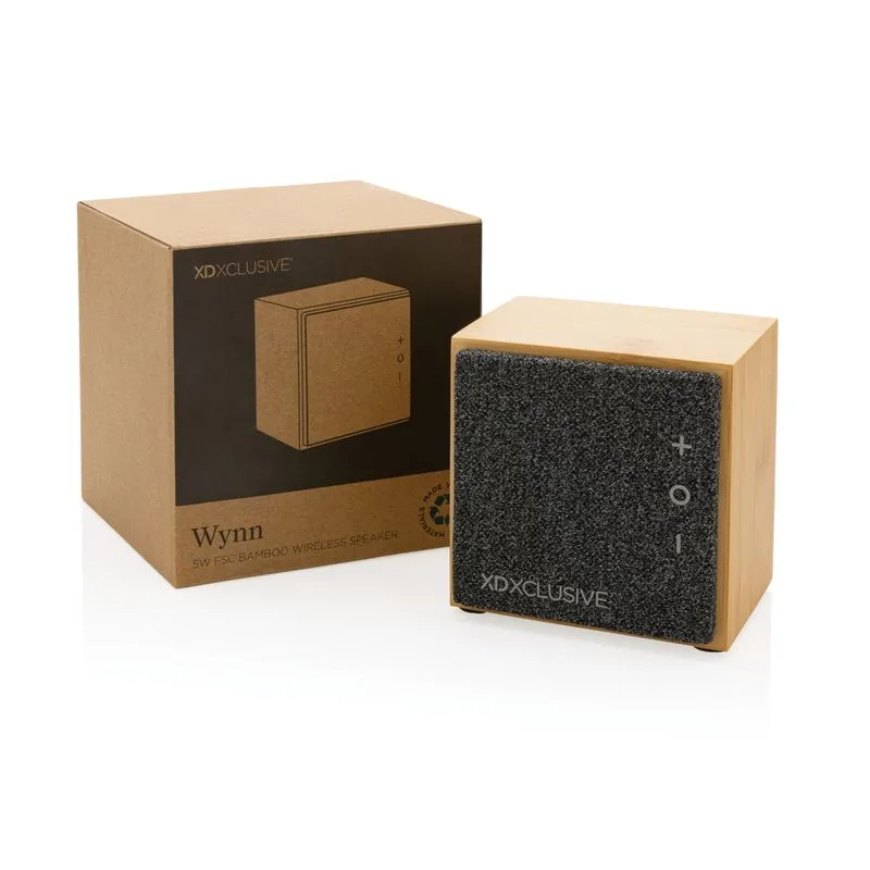 Altavoz inalámbrico corporativo de lujo Wynn 5W FSC®