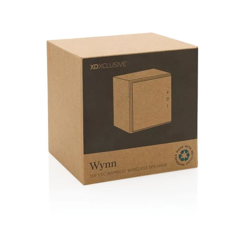 Altavoz inalámbrico corporativo de lujo Wynn 5W FSC®