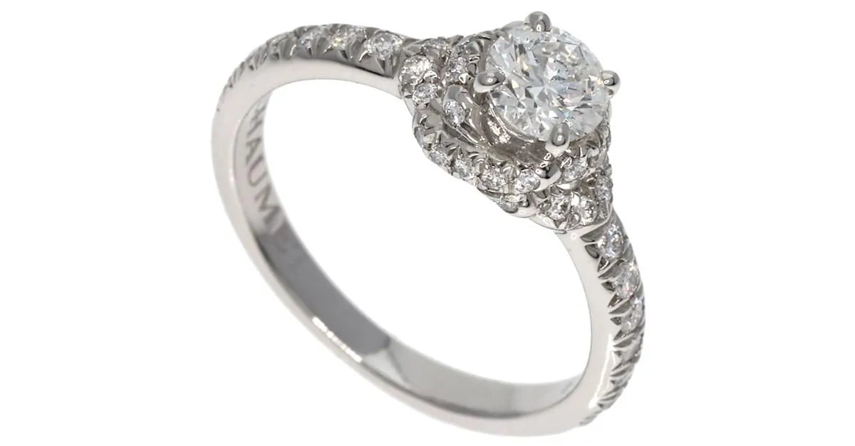 Anillo de compromiso de diamante Chaumet Lien D'Amour 