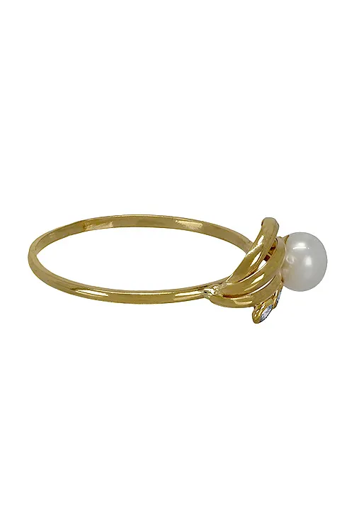 ANILLO PARA NIñA ORO 18K Y PERLA CULTIVADA 002_4518S