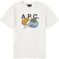 A.P.C. END. X MEN'S 'COFFEE CLUB' CEDRIC TSHIRT