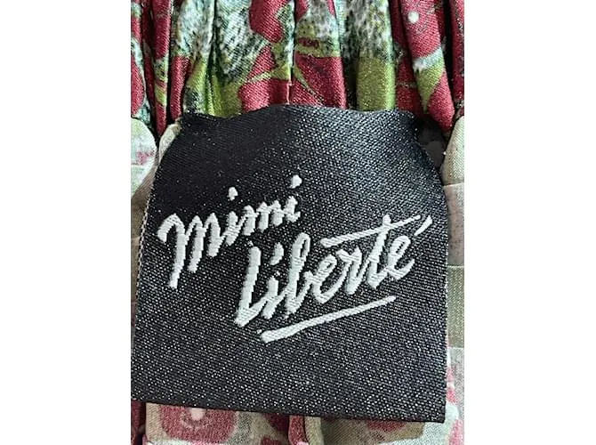 Autre Marque MIMI LIBERTE Camisetas.fr 36 Seda Verde 