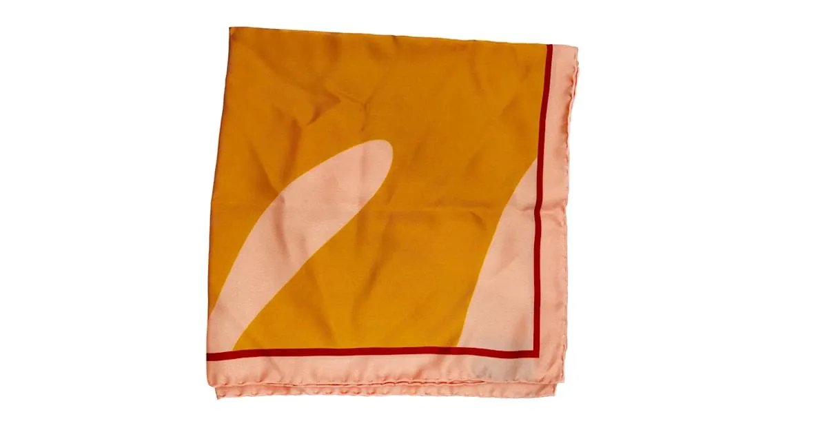 Autre Marque NO FIRMA / Bufandas SIN FIRMAR T.  Seda Rosa 