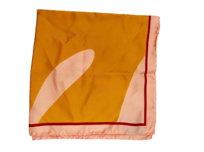 Autre Marque NO FIRMA / Bufandas SIN FIRMAR T.  Seda Rosa 