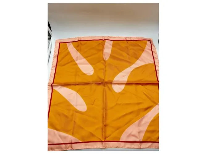Autre Marque NO FIRMA / Bufandas SIN FIRMAR T.  Seda Rosa 