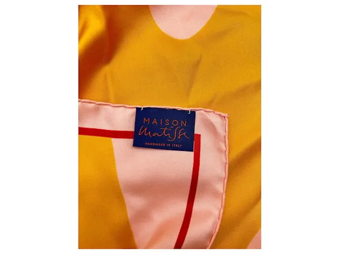 Autre Marque NO FIRMA / Bufandas SIN FIRMAR T.  Seda Rosa 