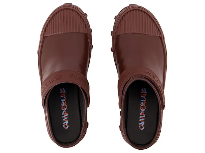 AUTRE MARQUE ZAPATILLAS TRAKTORI  CAMPER  CUERO  BURDEOS ROJA 