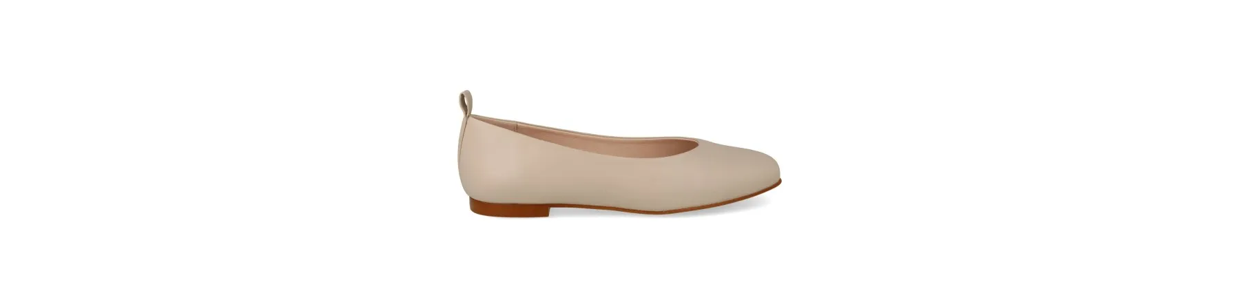 BAILARINAS MUJER PIEL COMODAS BEIGE MOD. VIOLETA