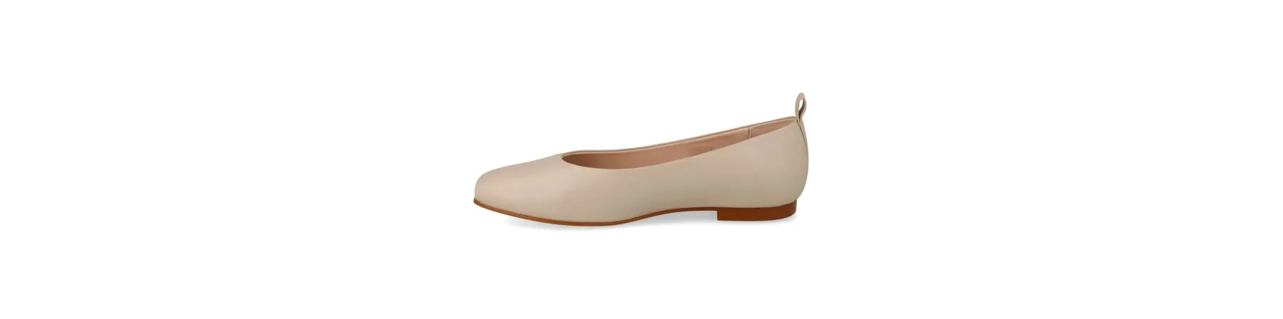BAILARINAS MUJER PIEL COMODAS BEIGE MOD. VIOLETA