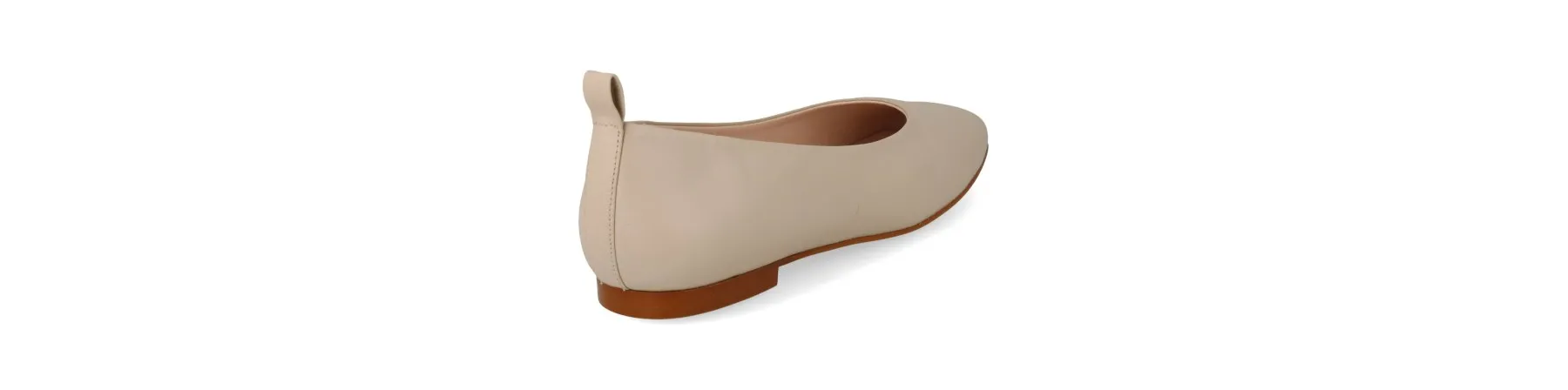 BAILARINAS MUJER PIEL COMODAS BEIGE MOD. VIOLETA