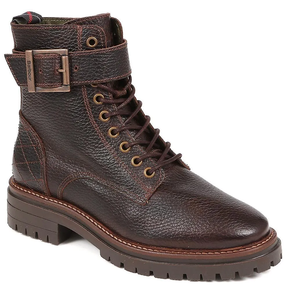 Barbour Botas Biker de Cuero Heidi para Mujer
