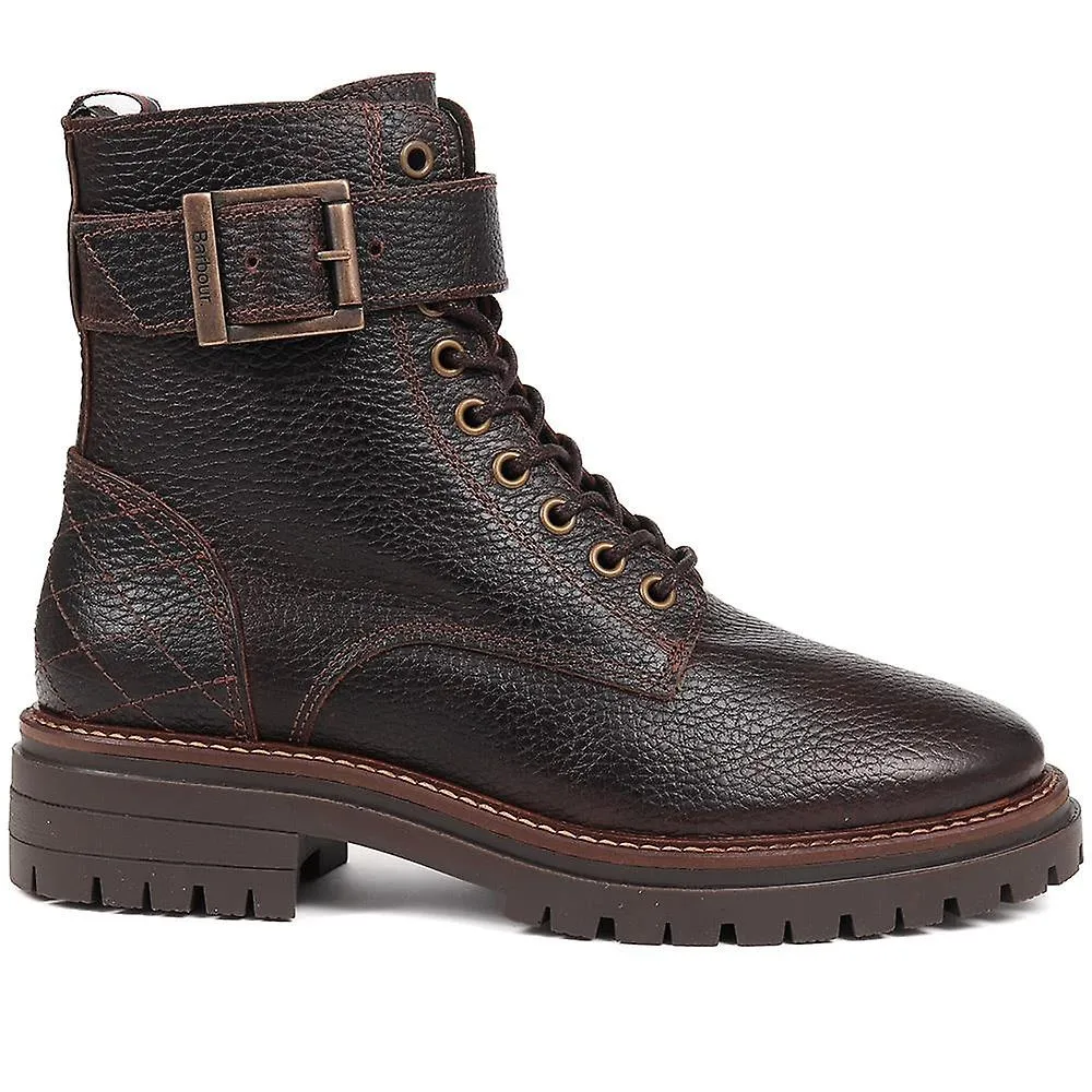 Barbour Botas Biker de Cuero Heidi para Mujer