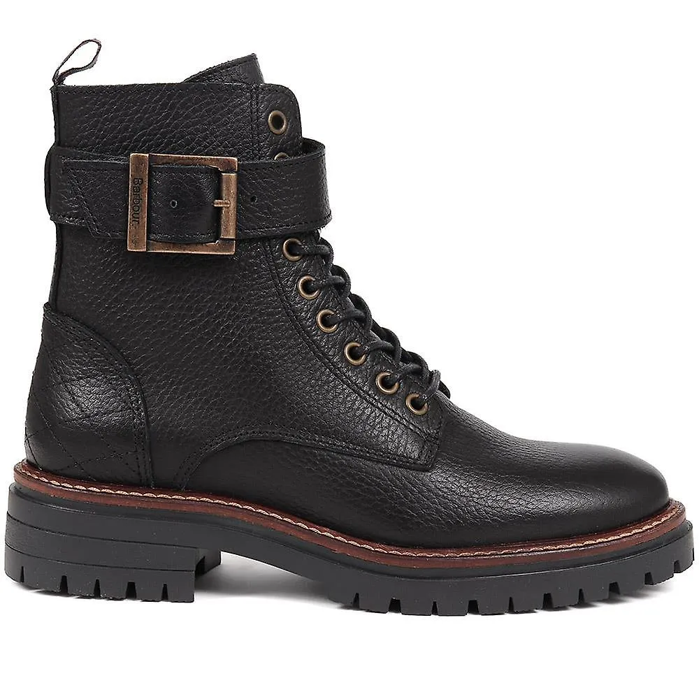 Barbour Botas Biker de Cuero Heidi para Mujer
