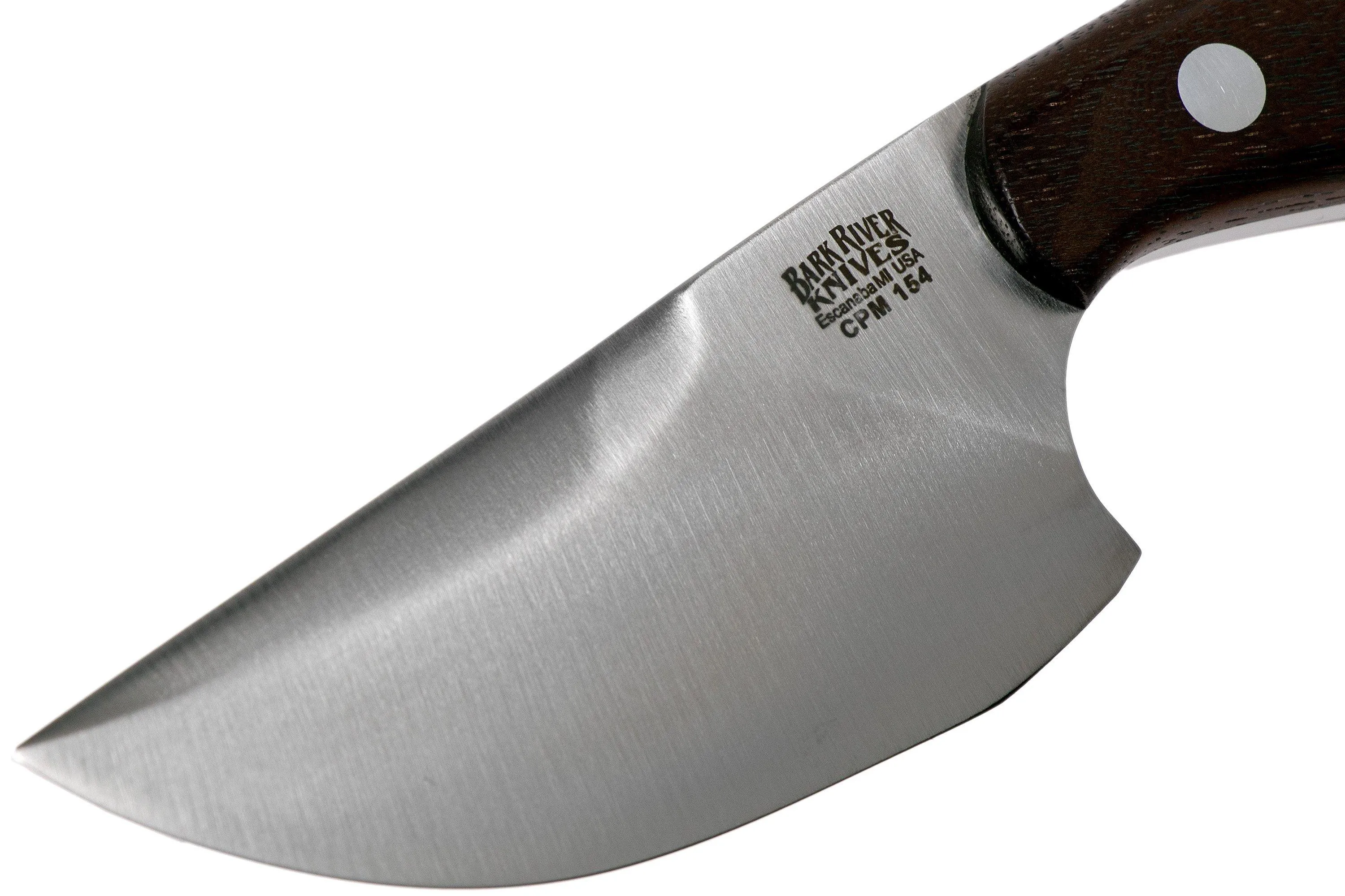 Bark River Occipital CPM 154, American Walnut cuchillo de caza, Jim Skelton design