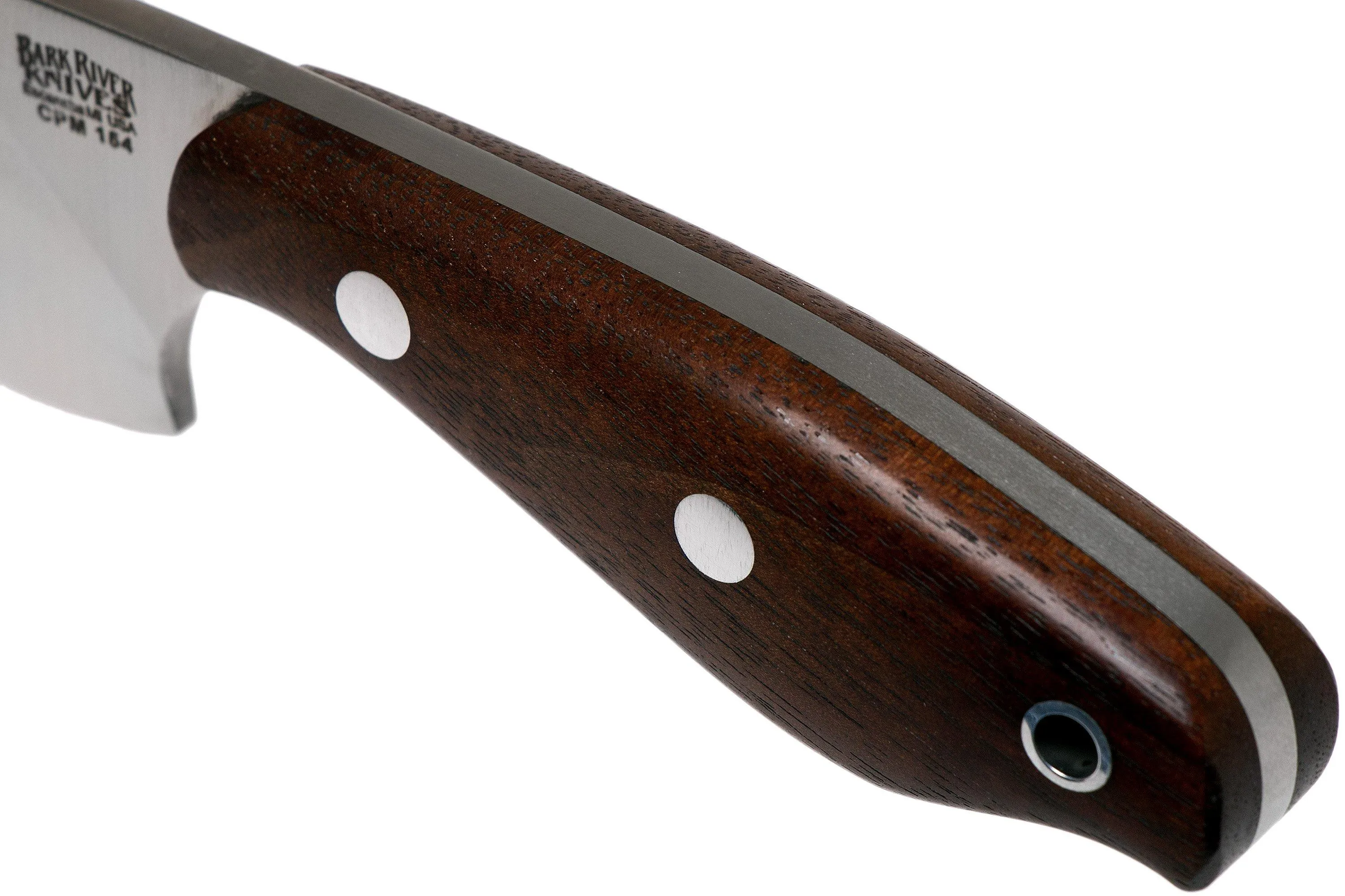 Bark River Occipital CPM 154, American Walnut cuchillo de caza, Jim Skelton design