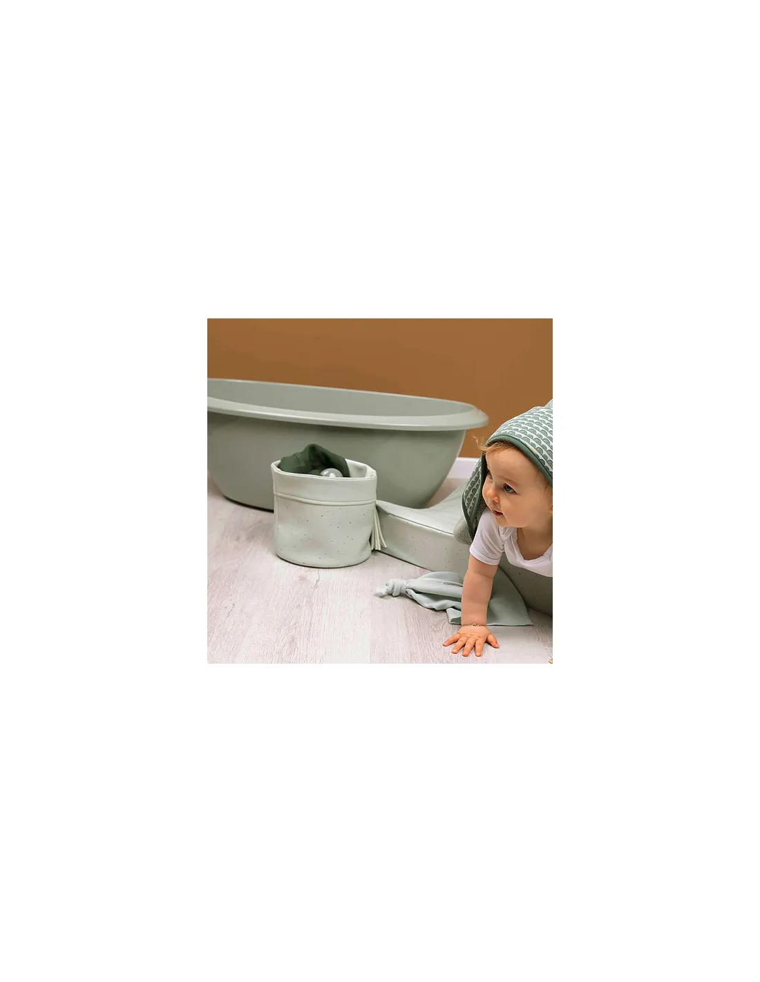 Bañera para bebé menta de Luma Babycare