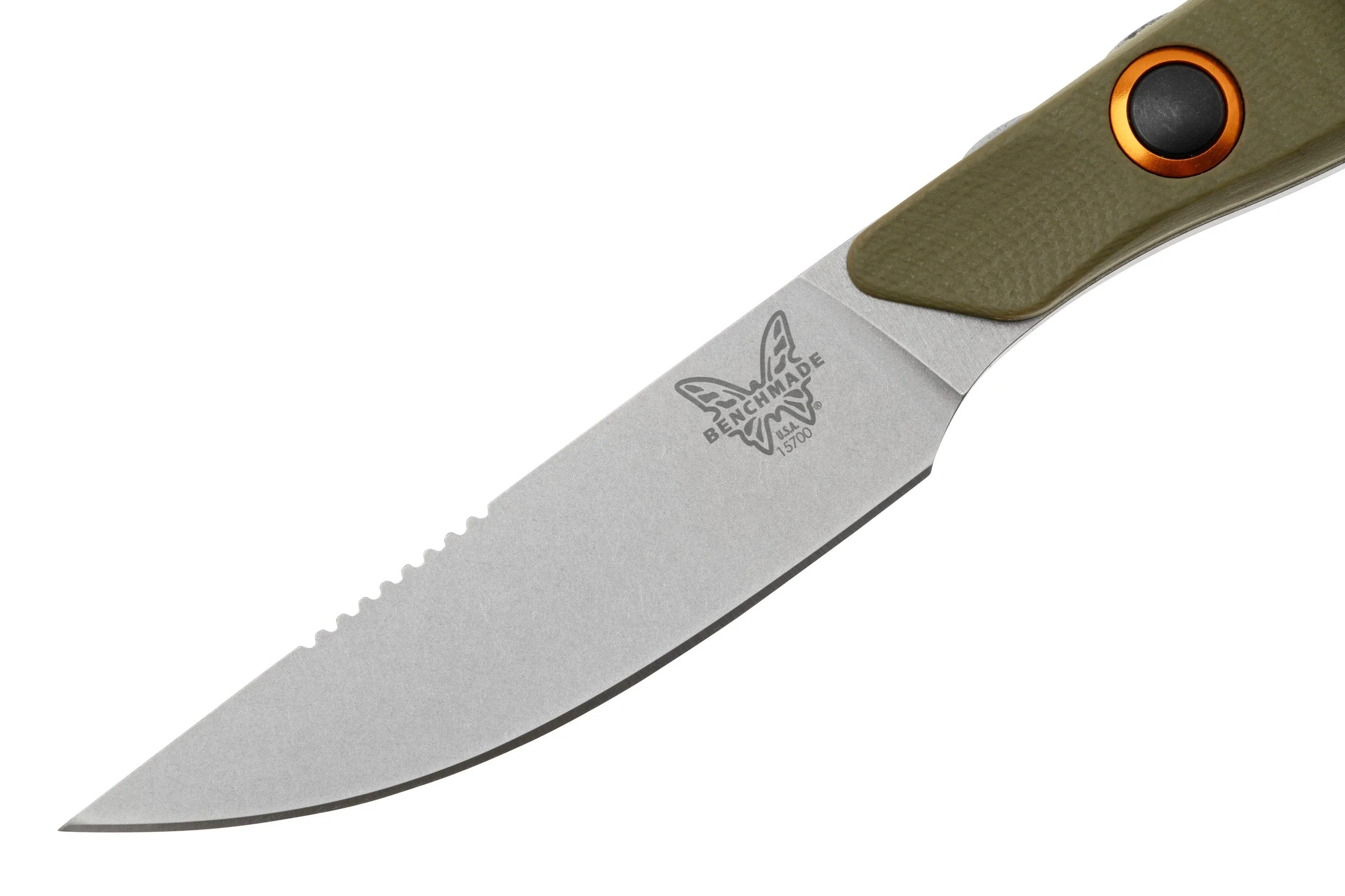 BENCHMADE FLYWAY 1570001, CPMS90V, OD GREEN G10, CUCHILLO DE CAZA