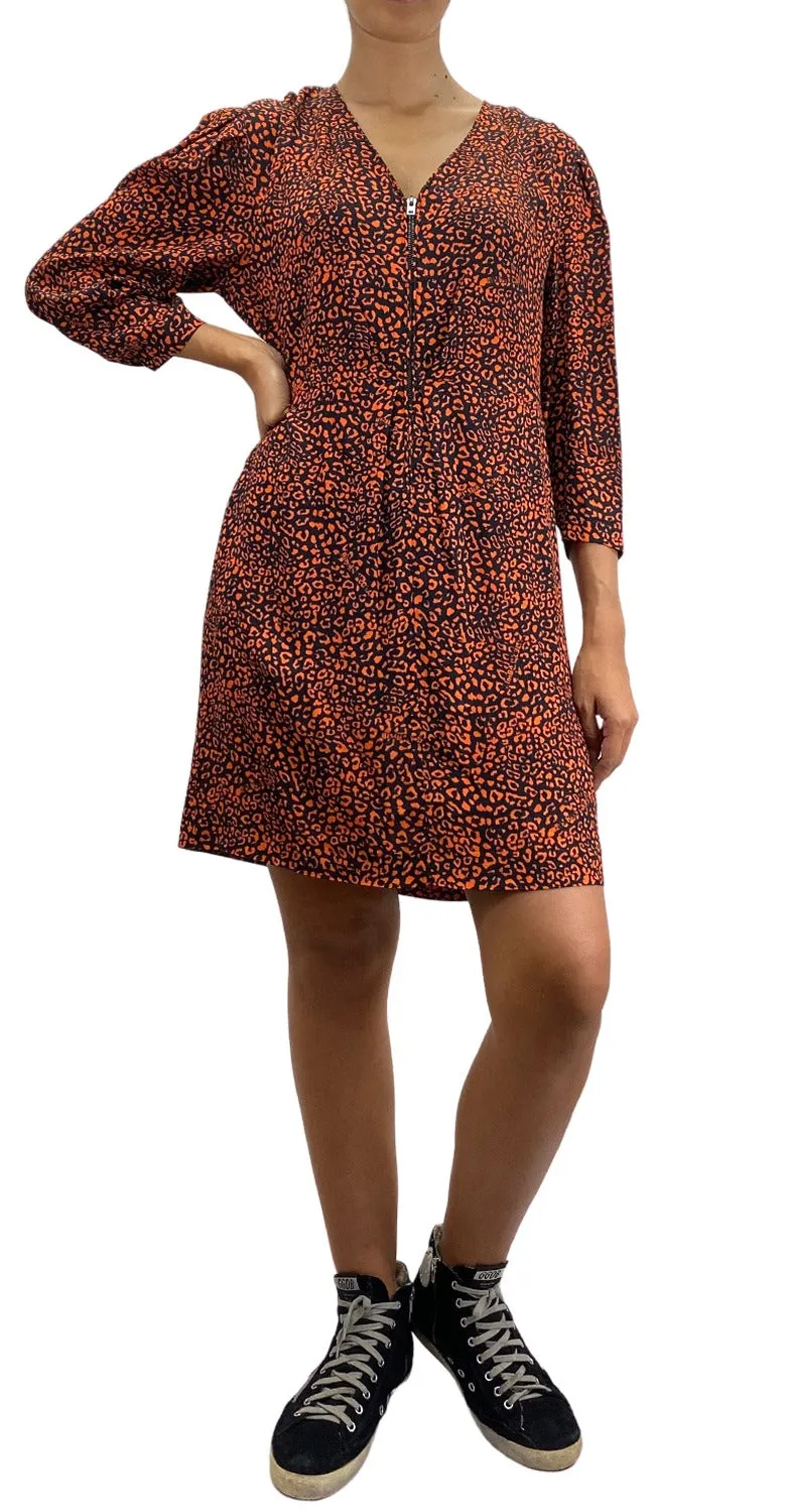 BIMBA Y LOLA Vestido Estampado Naranja