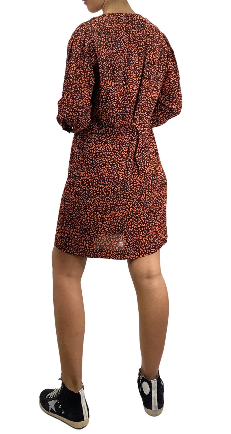BIMBA Y LOLA Vestido Estampado Naranja