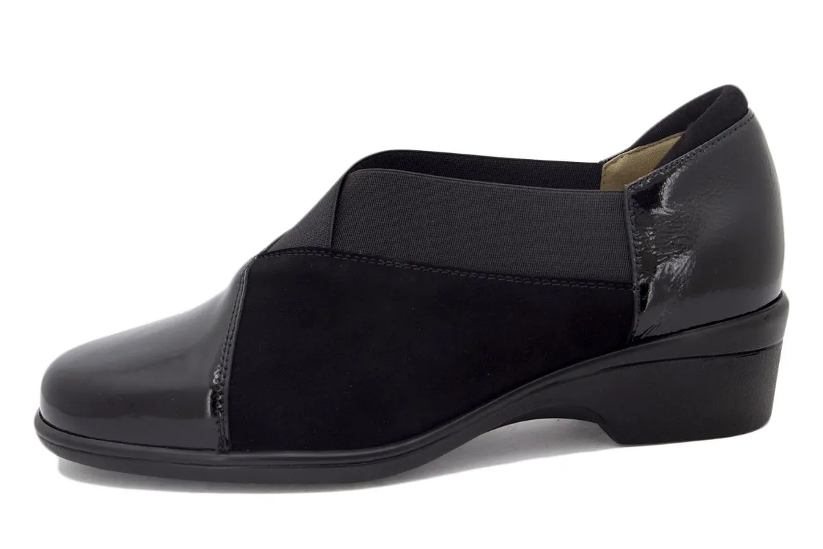 Black Patent Bootee shoe