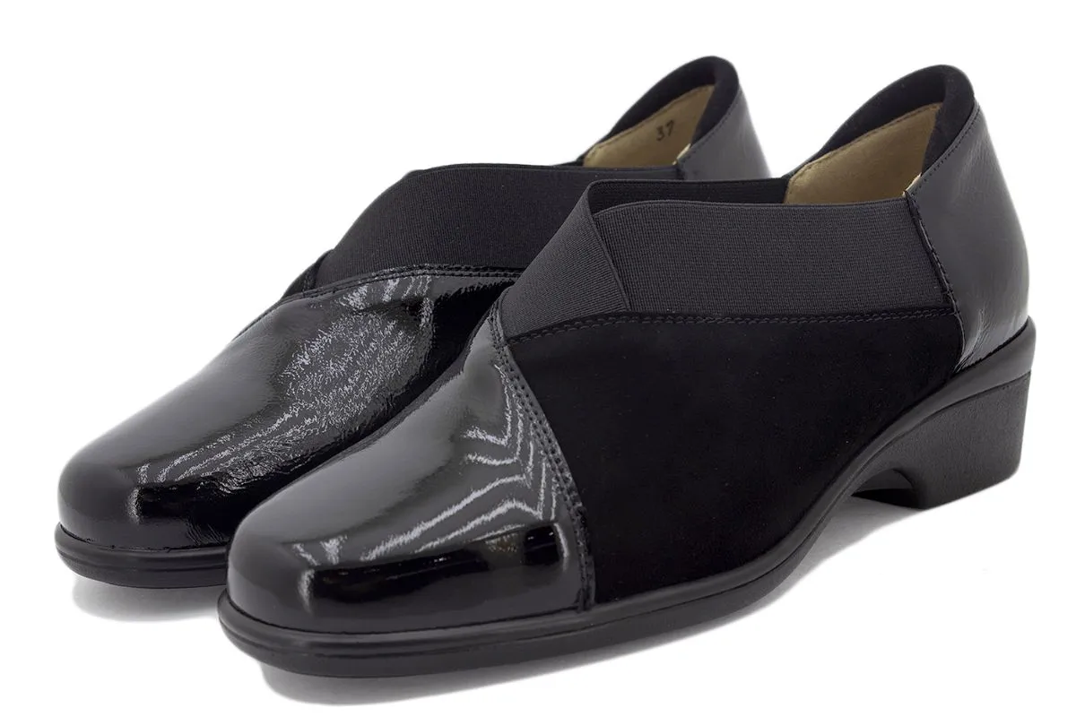 Black Patent Bootee shoe