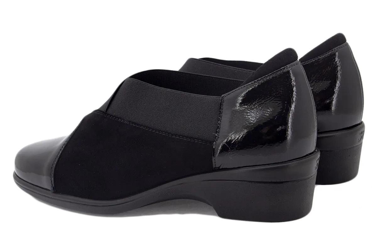 Black Patent Bootee shoe