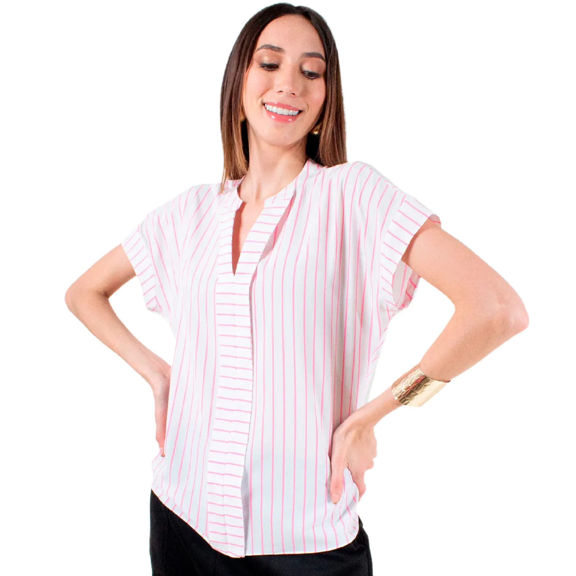 Blusa Casual con Rayas Zucca 0476