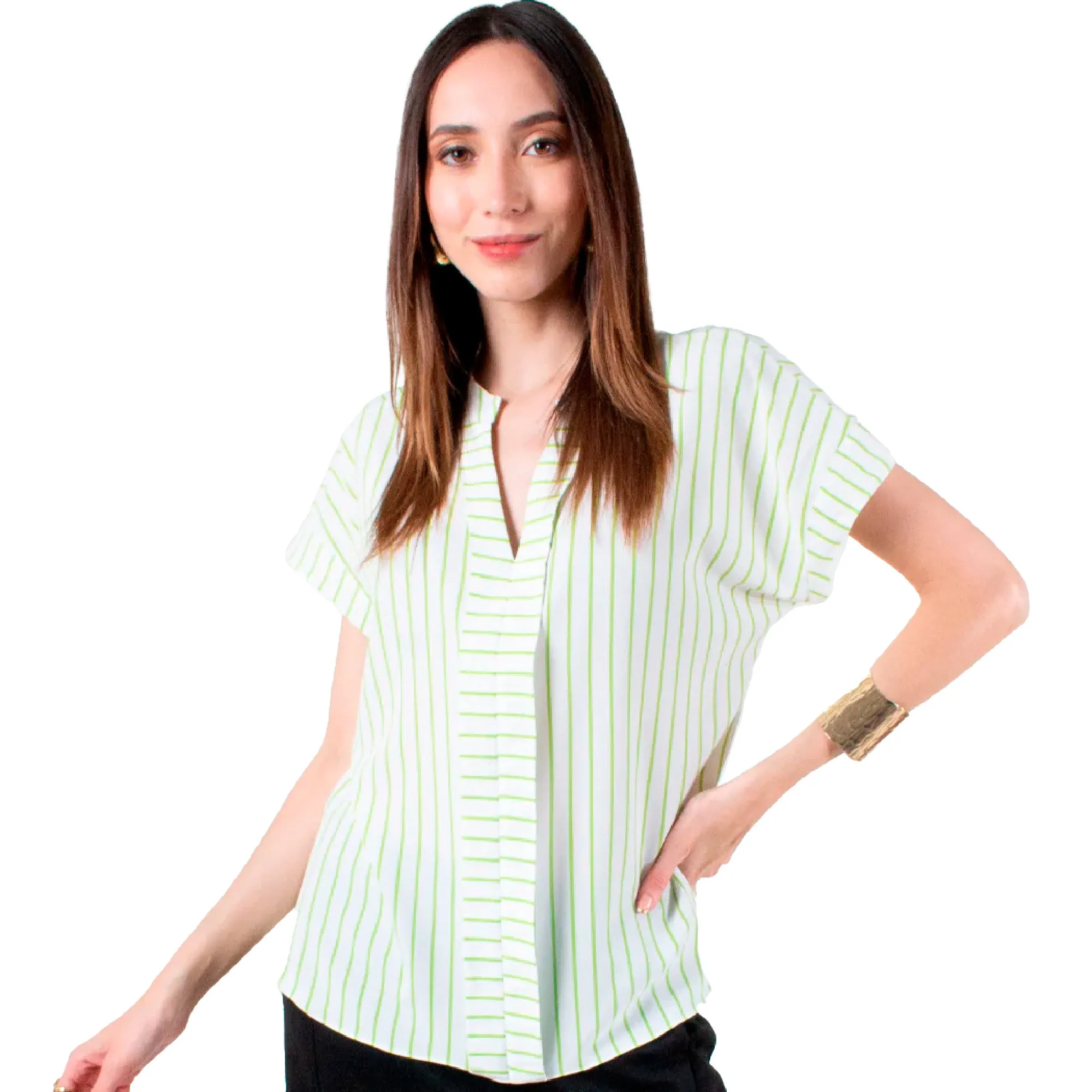 Blusa Casual con Rayas Zucca 0476