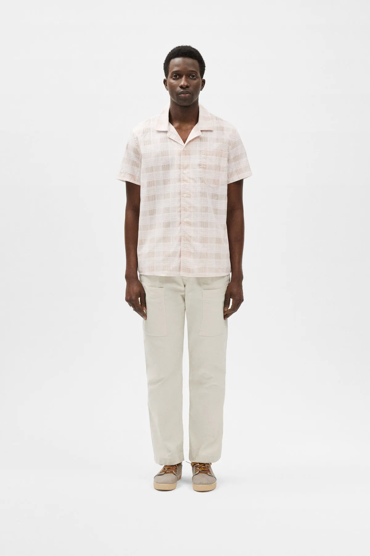 BLUSH SHORT SLEEVE SHIRT