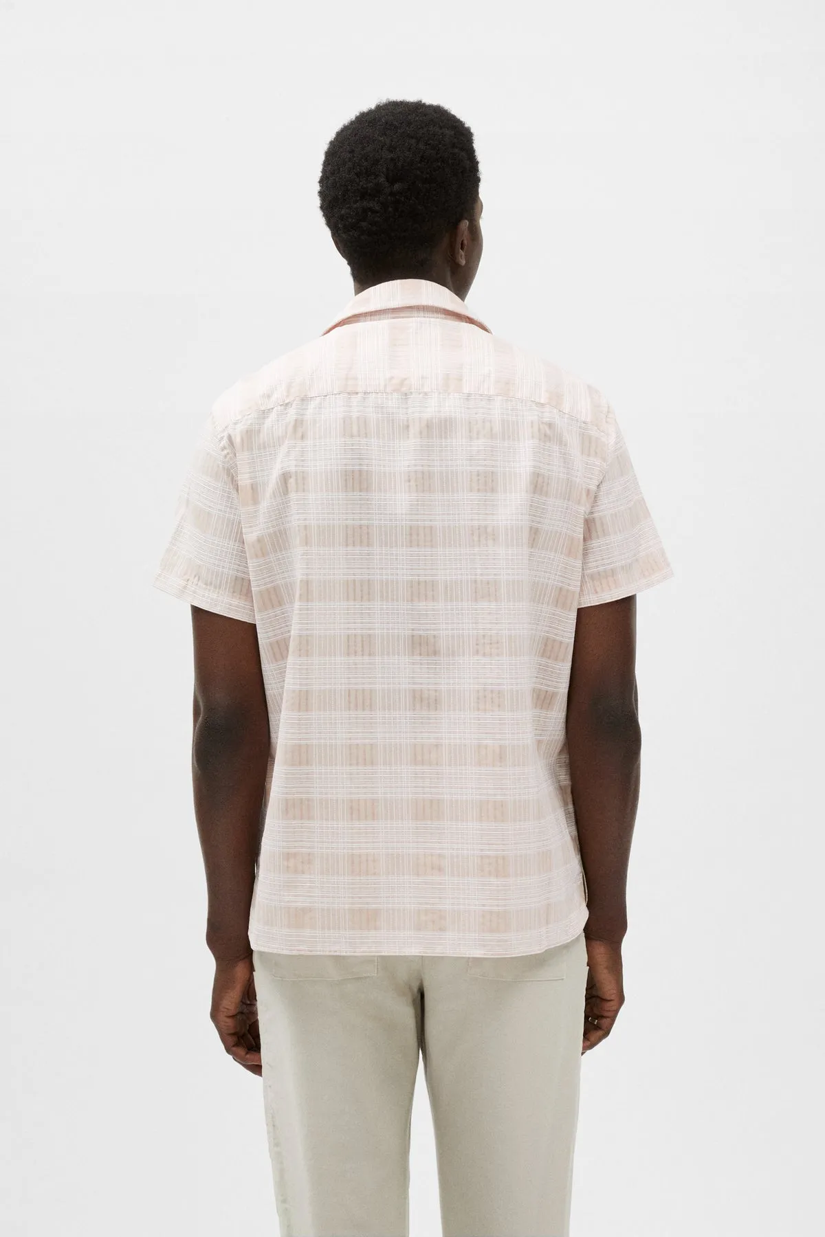 BLUSH SHORT SLEEVE SHIRT