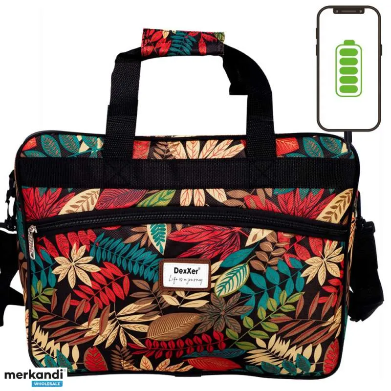 BOLSA DE VIAJE 40X20X25 PORTáTIL PARA AVIÓN USB LIGERO PARA RYANAIR WIZZAIR ORANGEFLOW