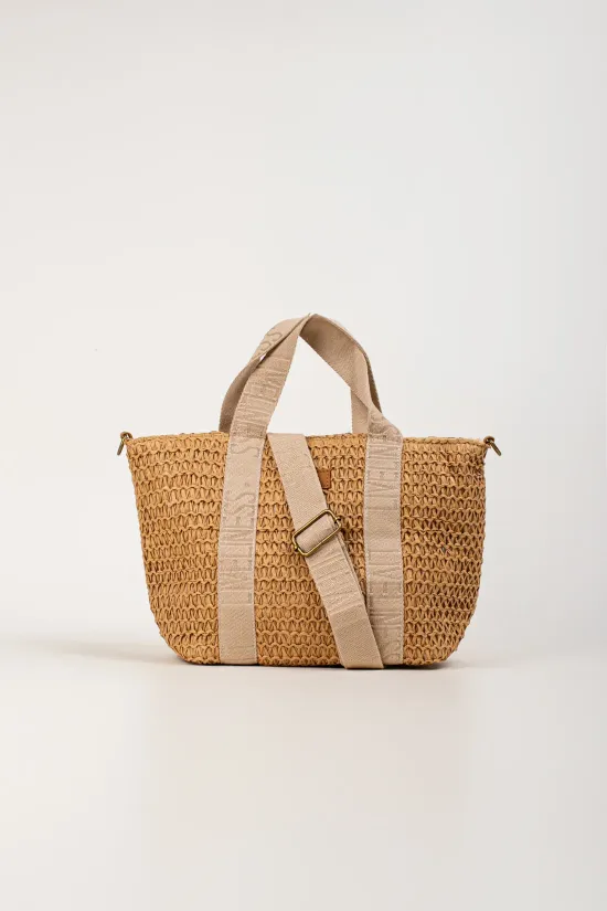 BOLSO BANDOLERA DALTO  NATURAL